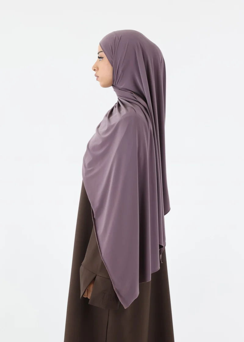 Alternative view of Mauve Premium Jersey Hijab