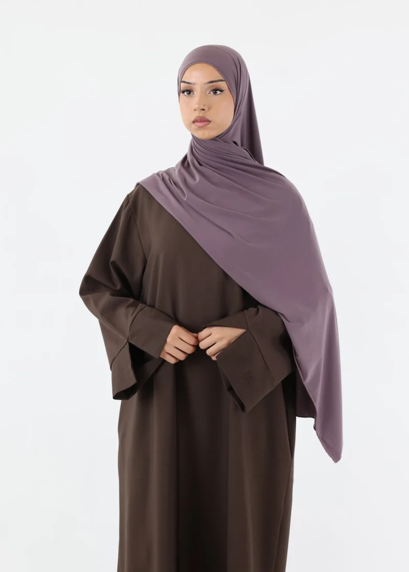 Mauve Premium Jersey Hijab - Image 3