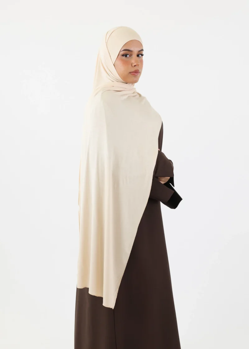 Jersey Instant Hijab Cream