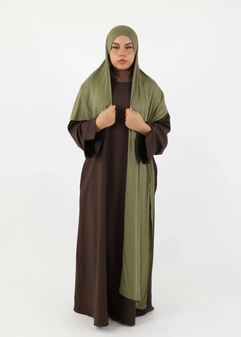 Jersey Instant Hijab Green - Image 3