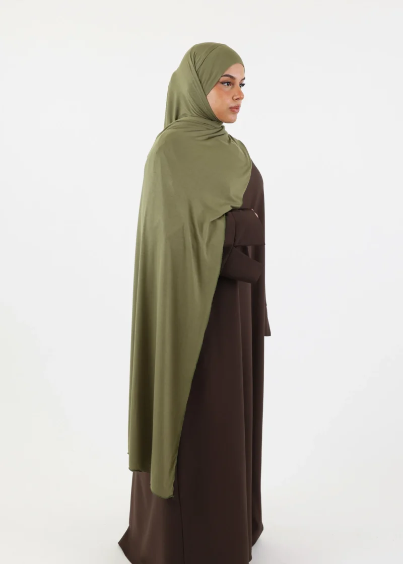 Alternative view of Jersey Instant Hijab Green