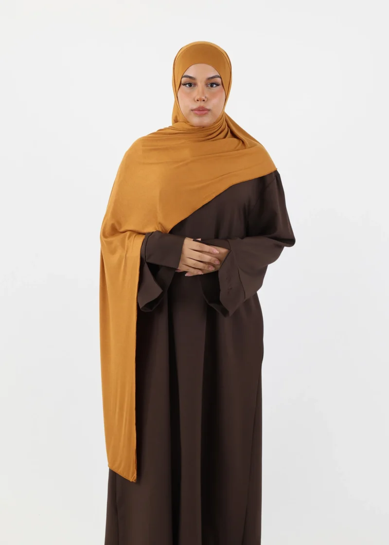 Alternative view of Jersey Instant Hijab Mustard