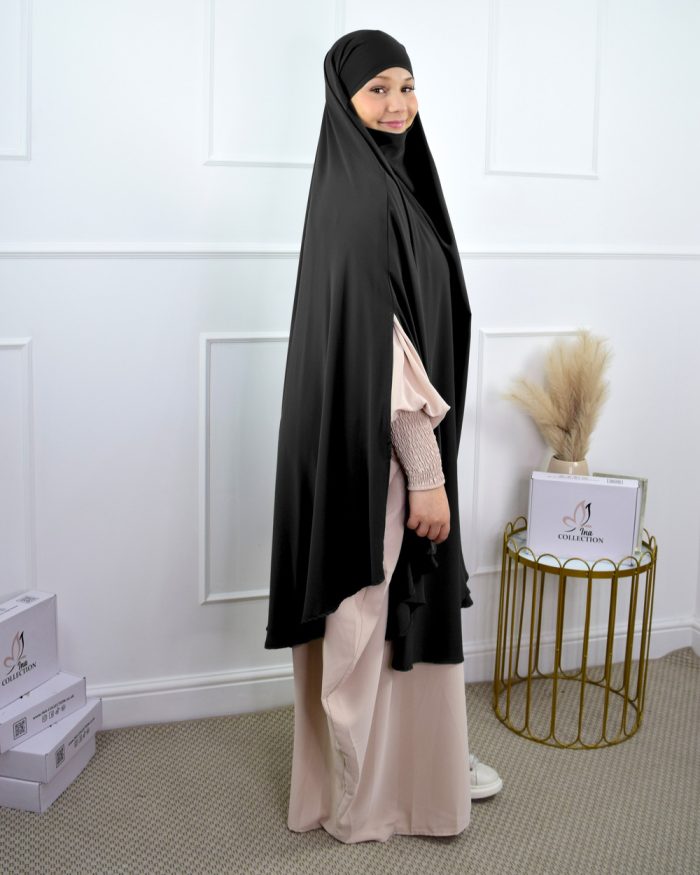 Alternative view of Maxi Khimar Cape Medina Black