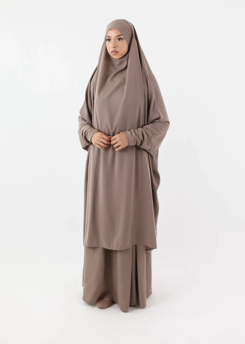 Alternative view of Jilbab Classic Lycra cuffs Taupe
