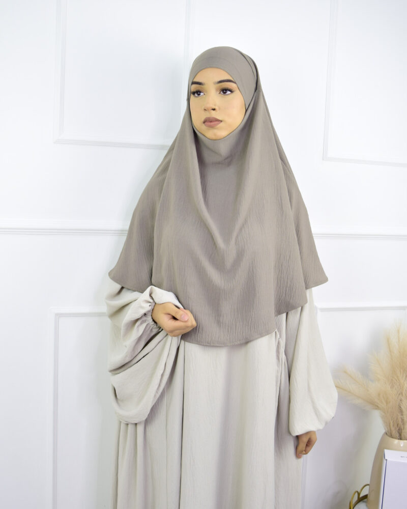 Khimar Jazz Rounded Taupe
