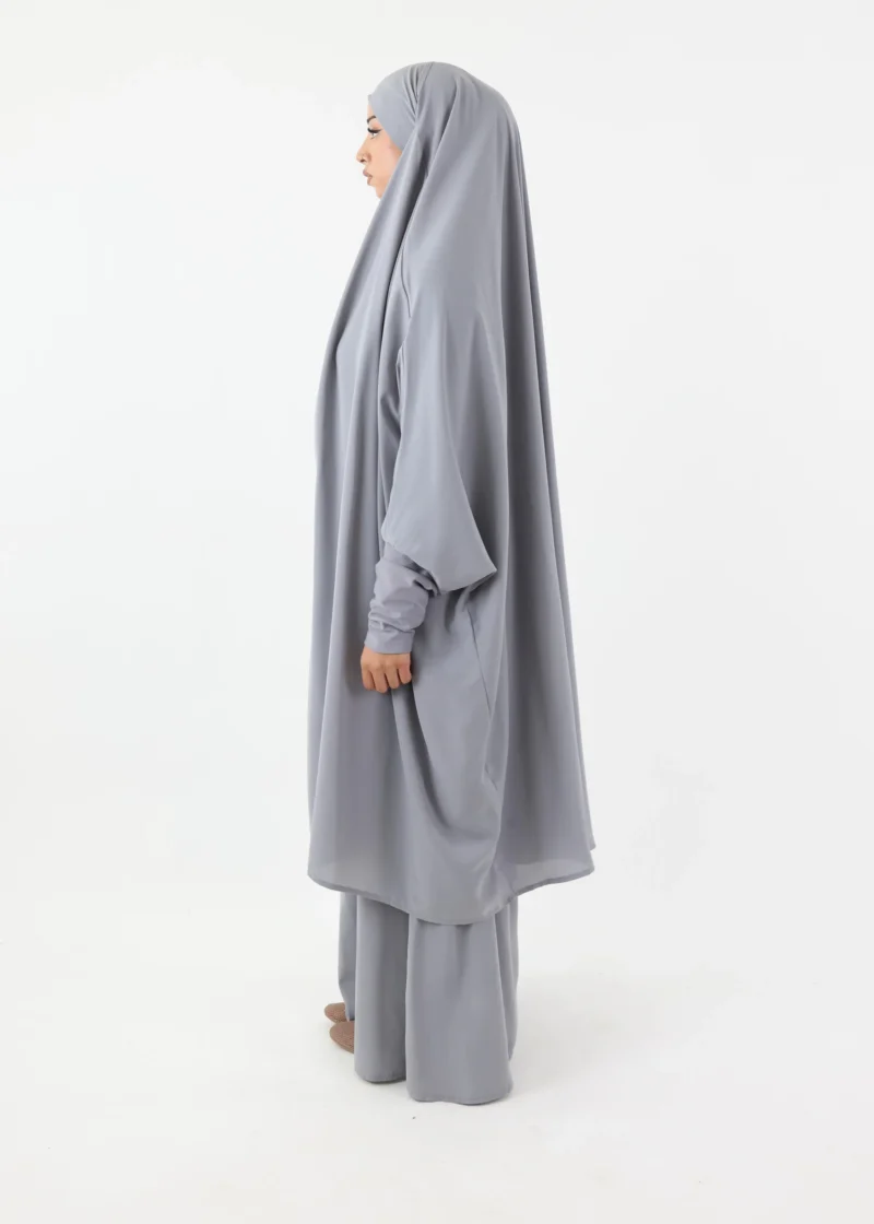 Alternative view of Jilbab Classic Lycra cuffs Light Grey