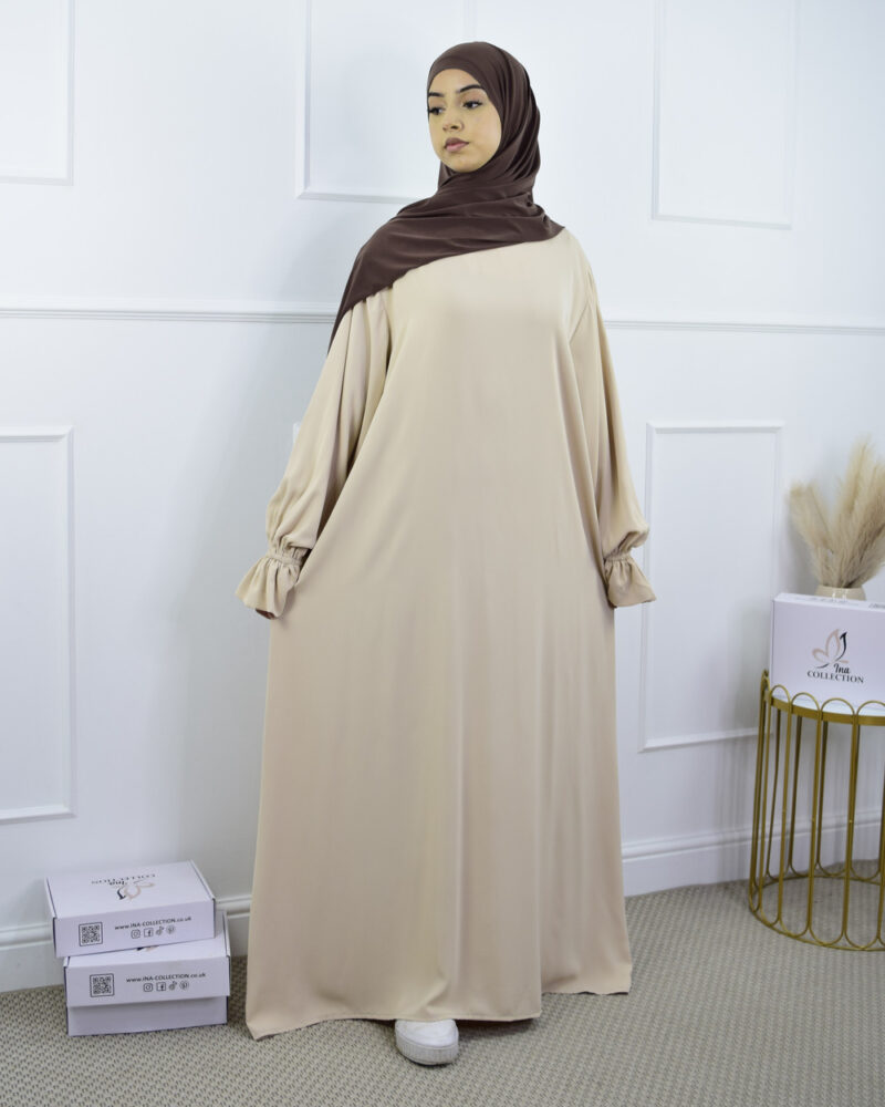 Alternative view of Abaya Zahra French Beige