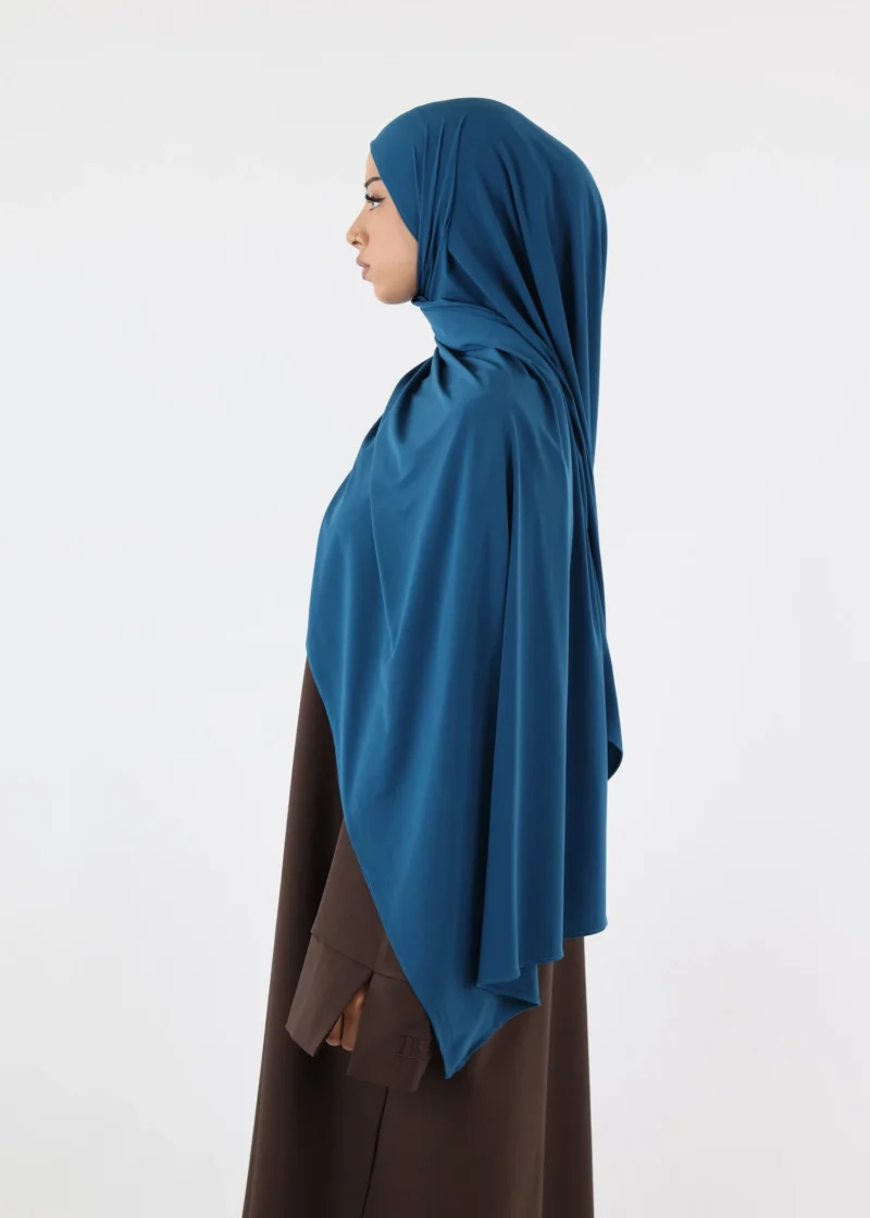 Alternative view of Teal Premium Jersey Hijab