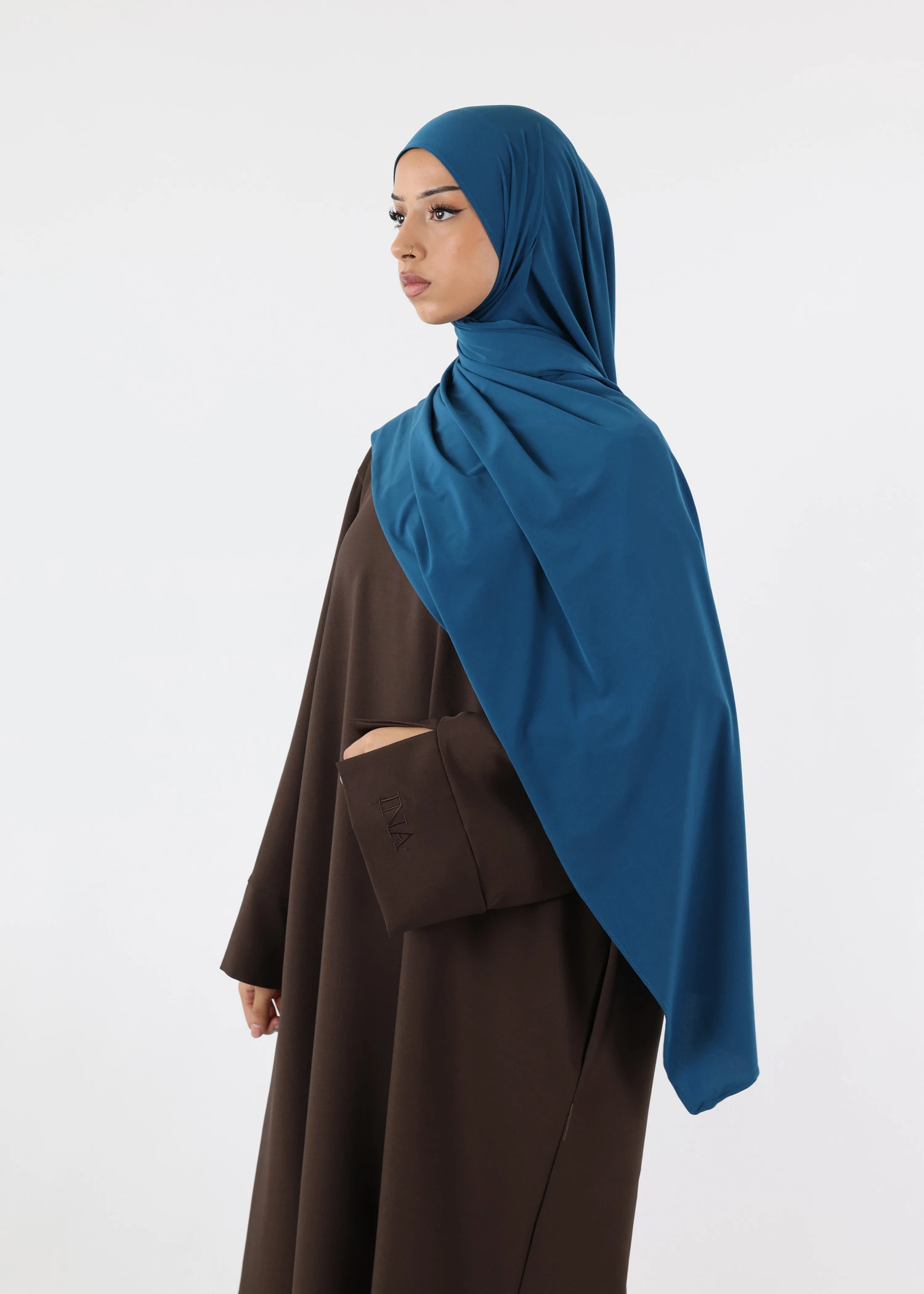 Teal Premium Jersey Hijab