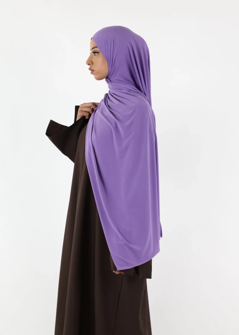 Alternative view of Lavender Premium Jersey Hijab