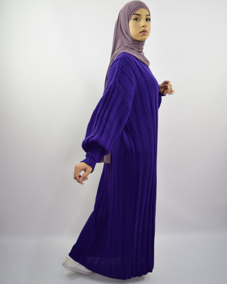 KNITTED ABAYA SET
