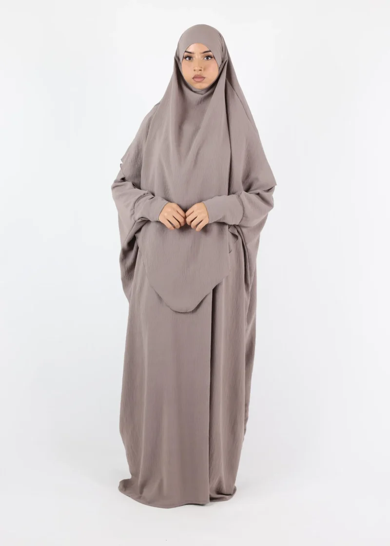 ABAYA & KHIMAR SET Taupe