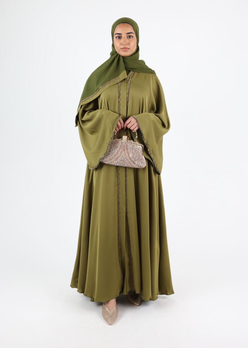 Alternative view of Abaya Aya - Olive
