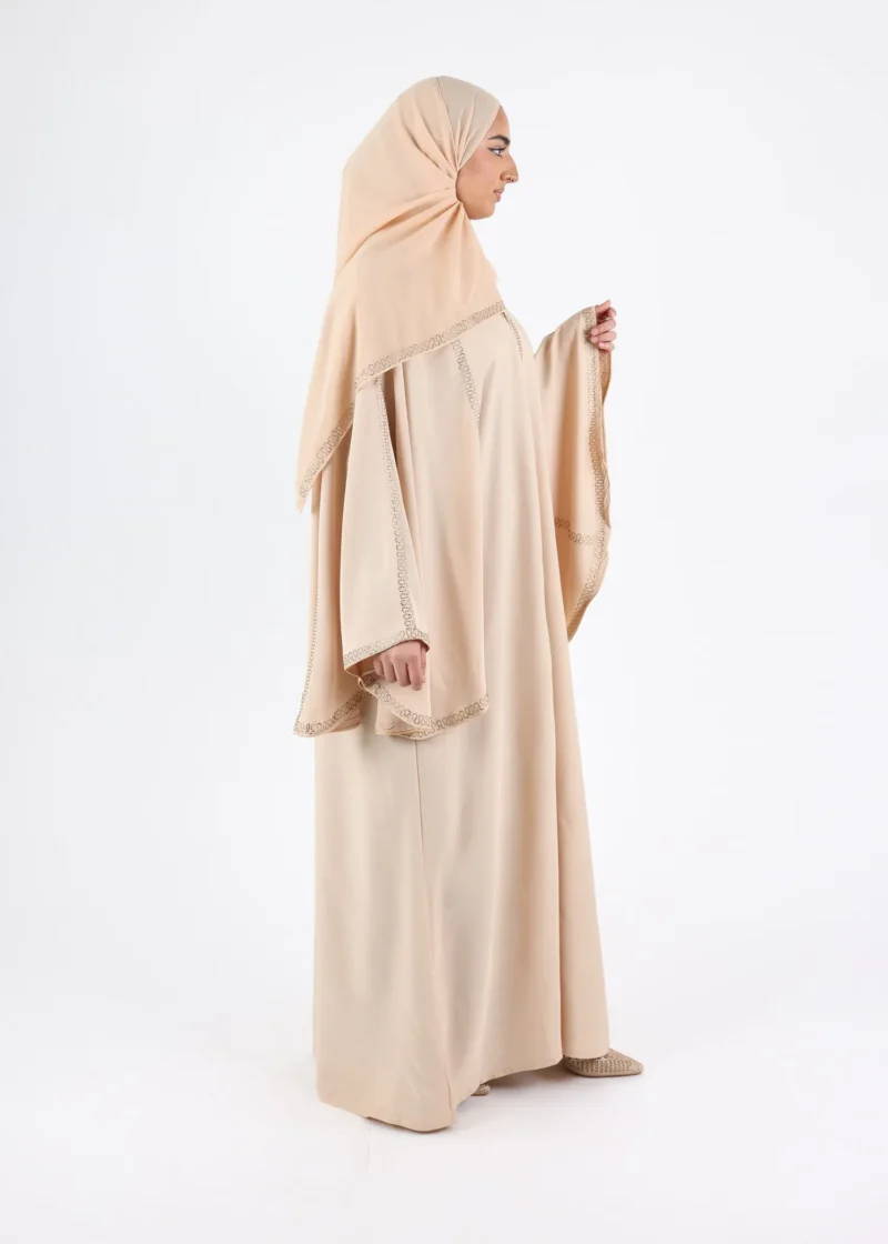 Alternative view of Abaya Zoulikha- Cream