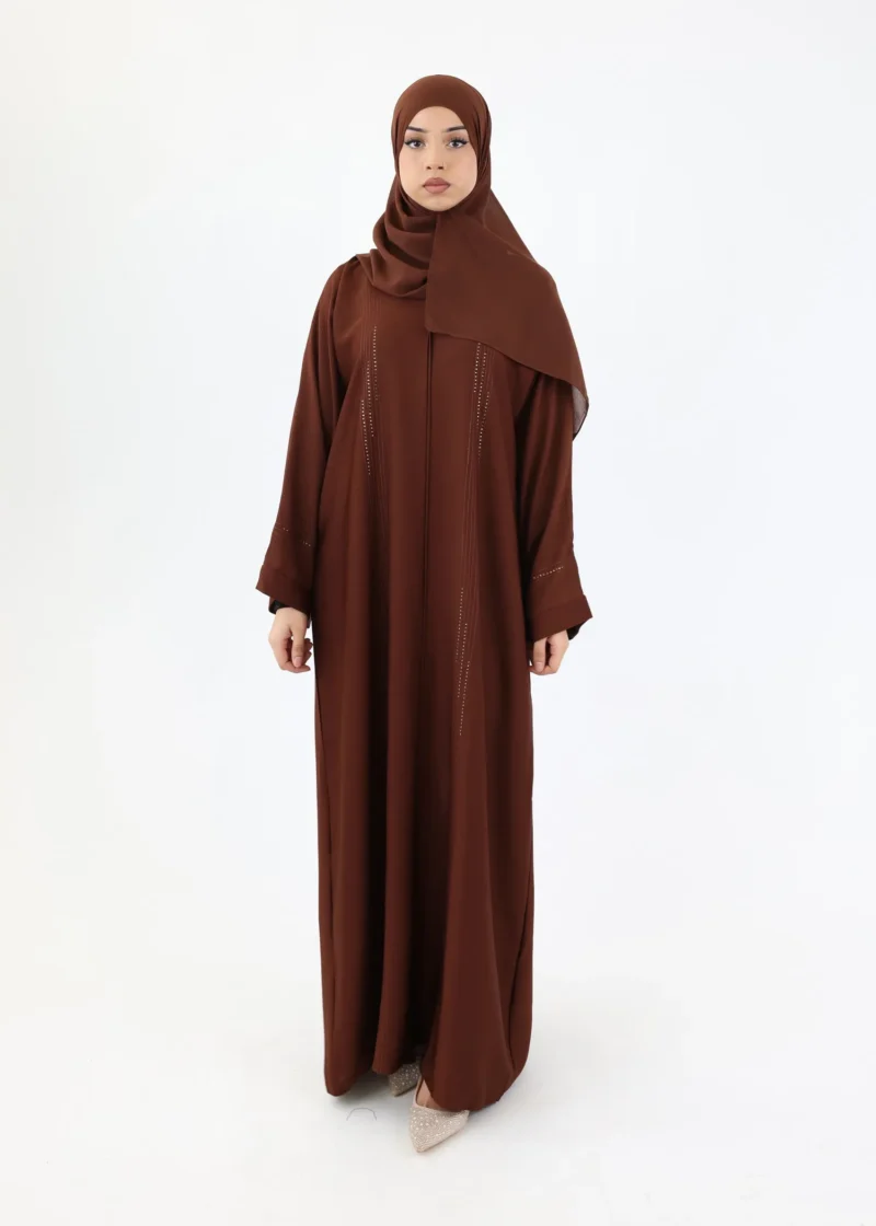 Abaya Samira - Classic Zoom - coffee