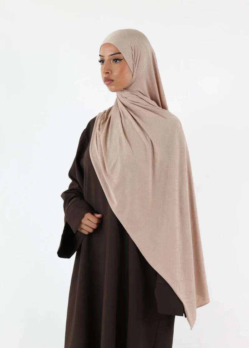 Alternative view of Nala Premium Jersey Hijab Beige