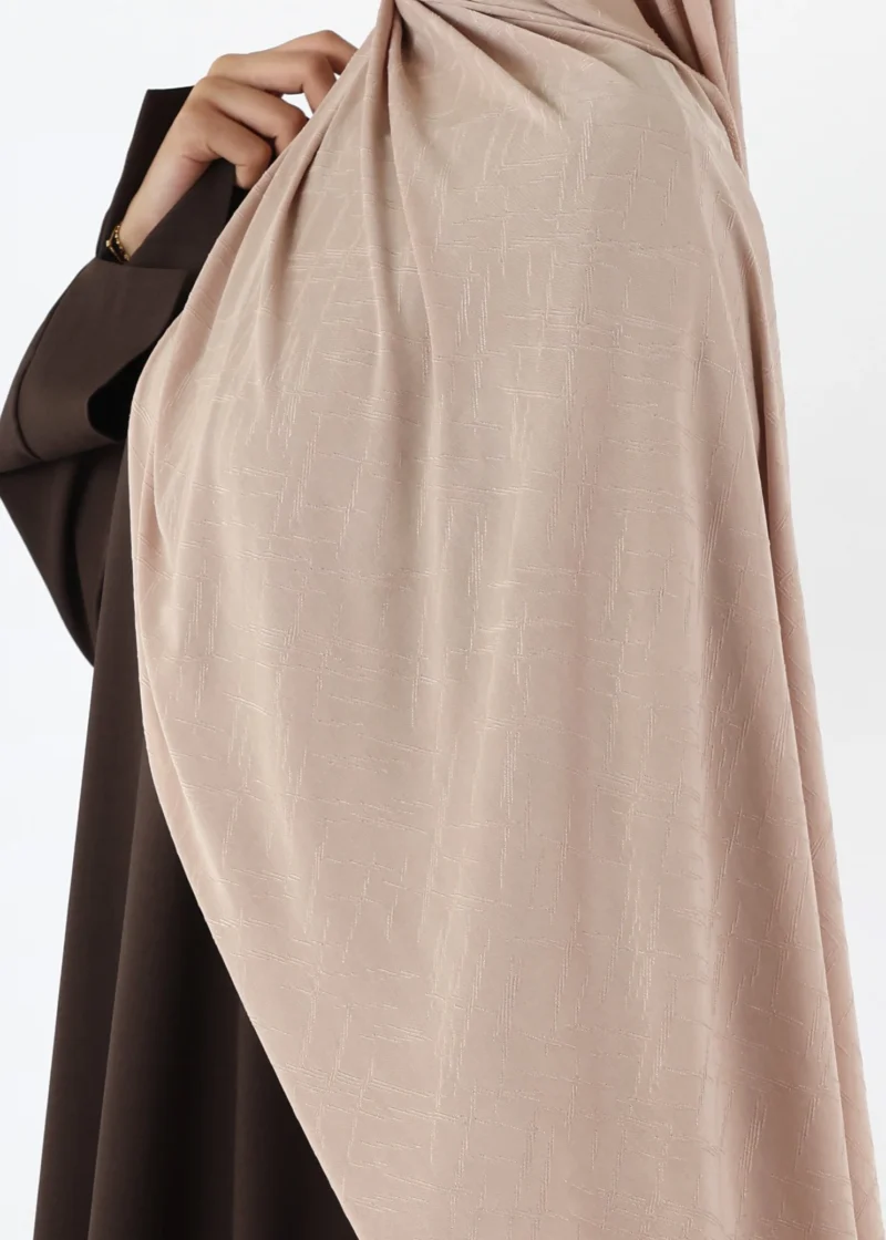 Nala Premium Jersey Hijab Beige - Image 3