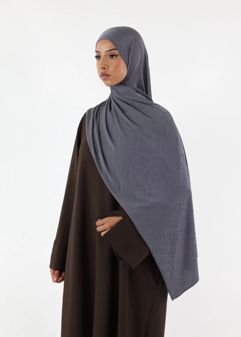 Alternative view of Nala Premium Jersey Hijab Grey