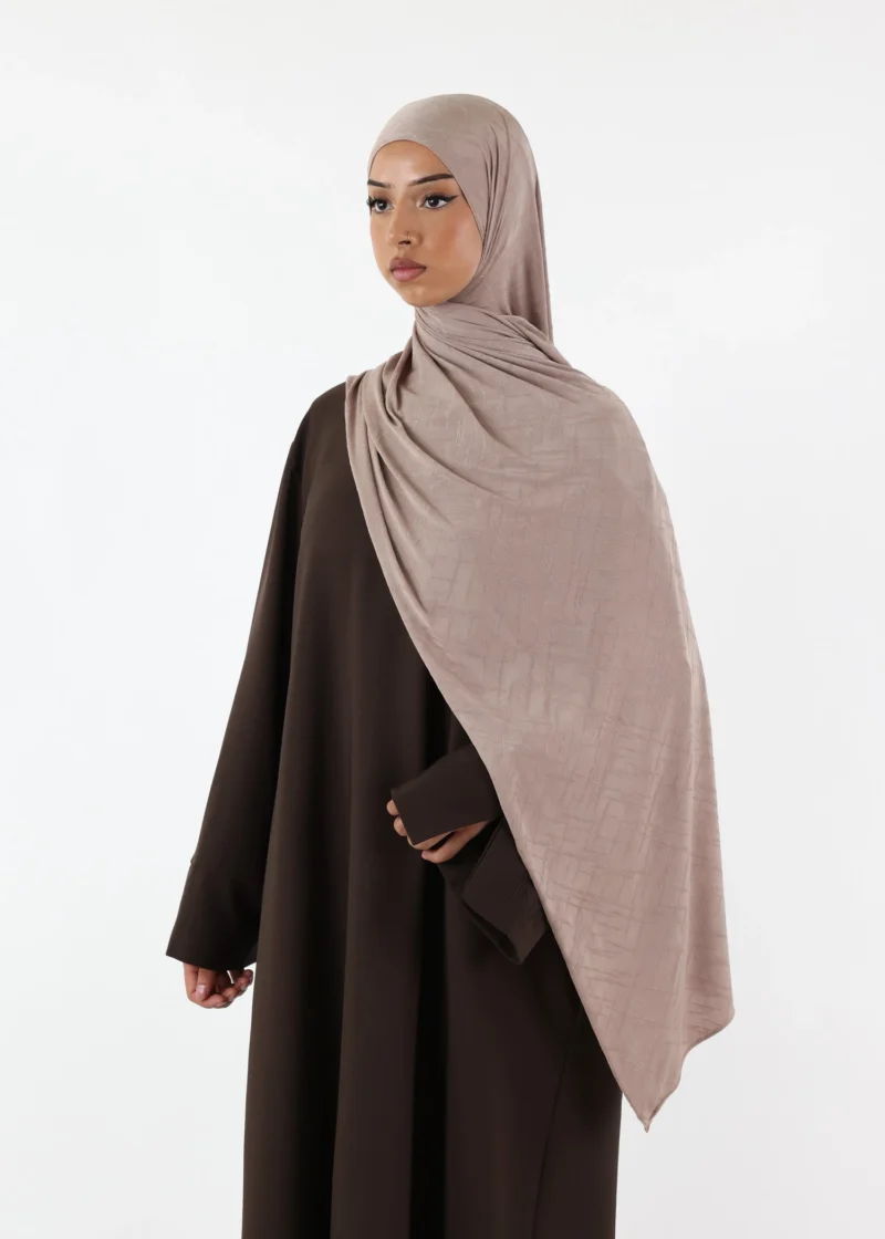 Alternative view of Nala Premium Jersey Hijab Light Taupe