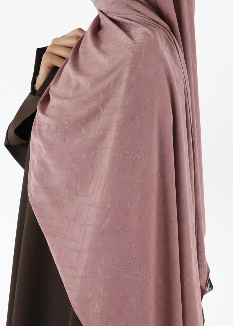 Nala Premium Jersey Hijab Old Pink - Image 4
