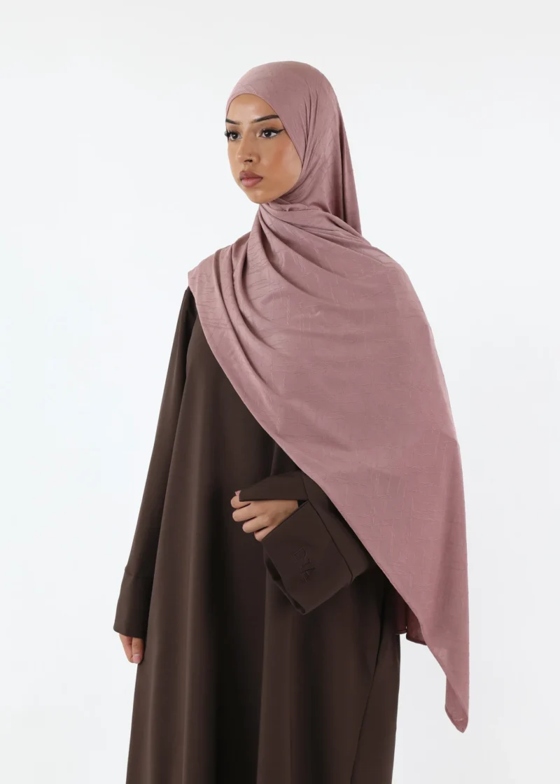 Nala Premium Jersey Hijab Old Pink - Image 3