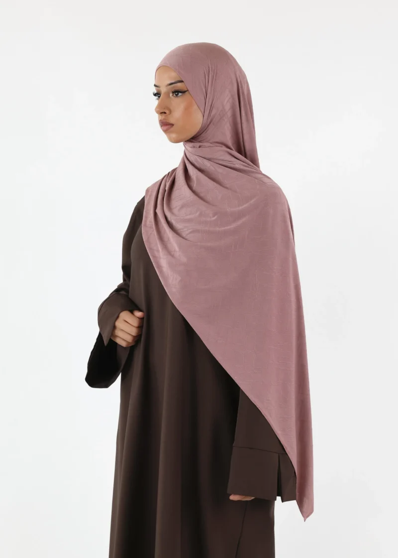 Alternative view of Nala Premium Jersey Hijab Old Pink