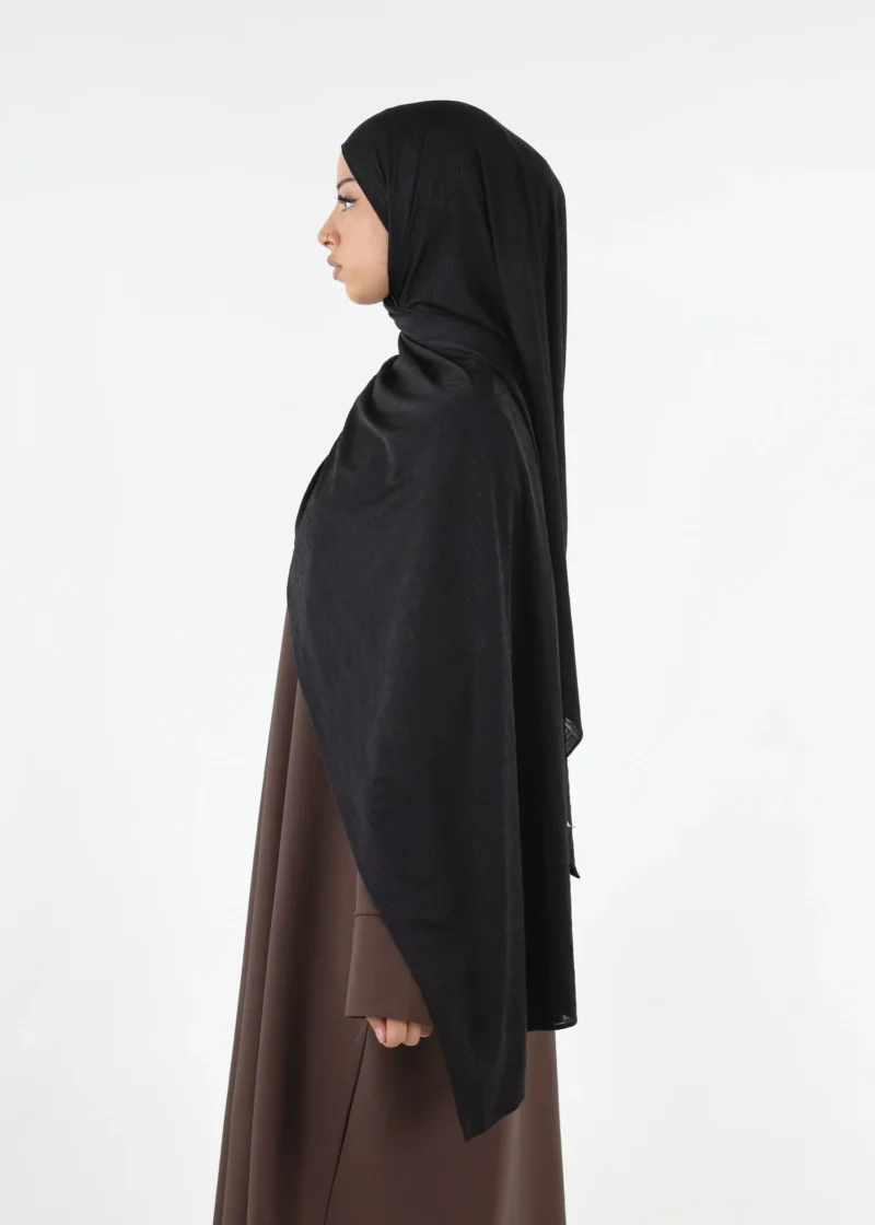 Alternative view of Safa Premium Jersey Hijab Black
