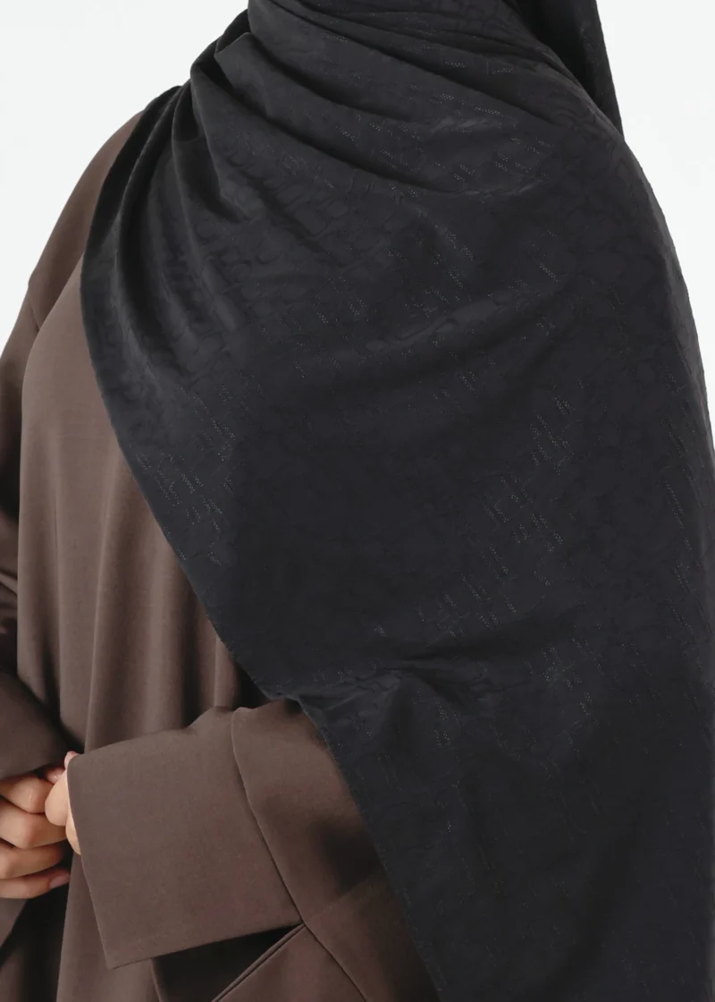 Safa Premium Jersey Hijab Black - Image 4