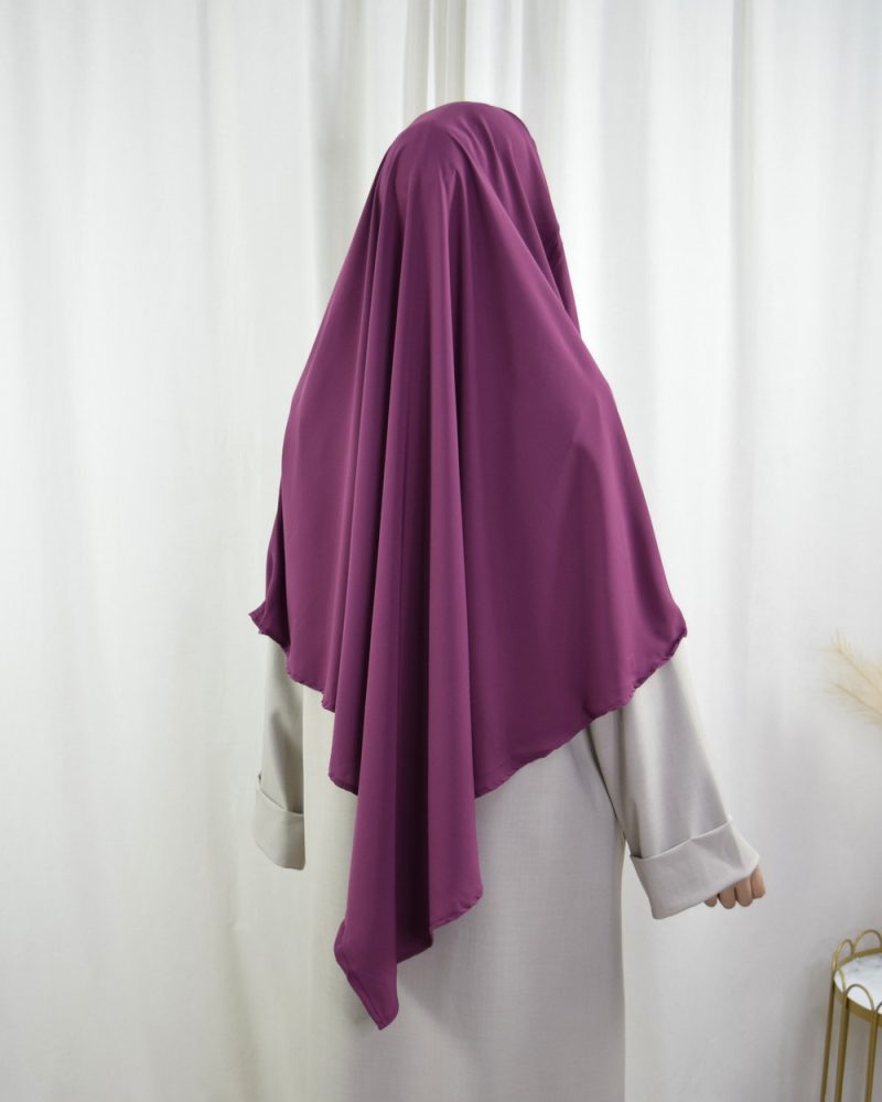 Khimar Medina Silk Plum