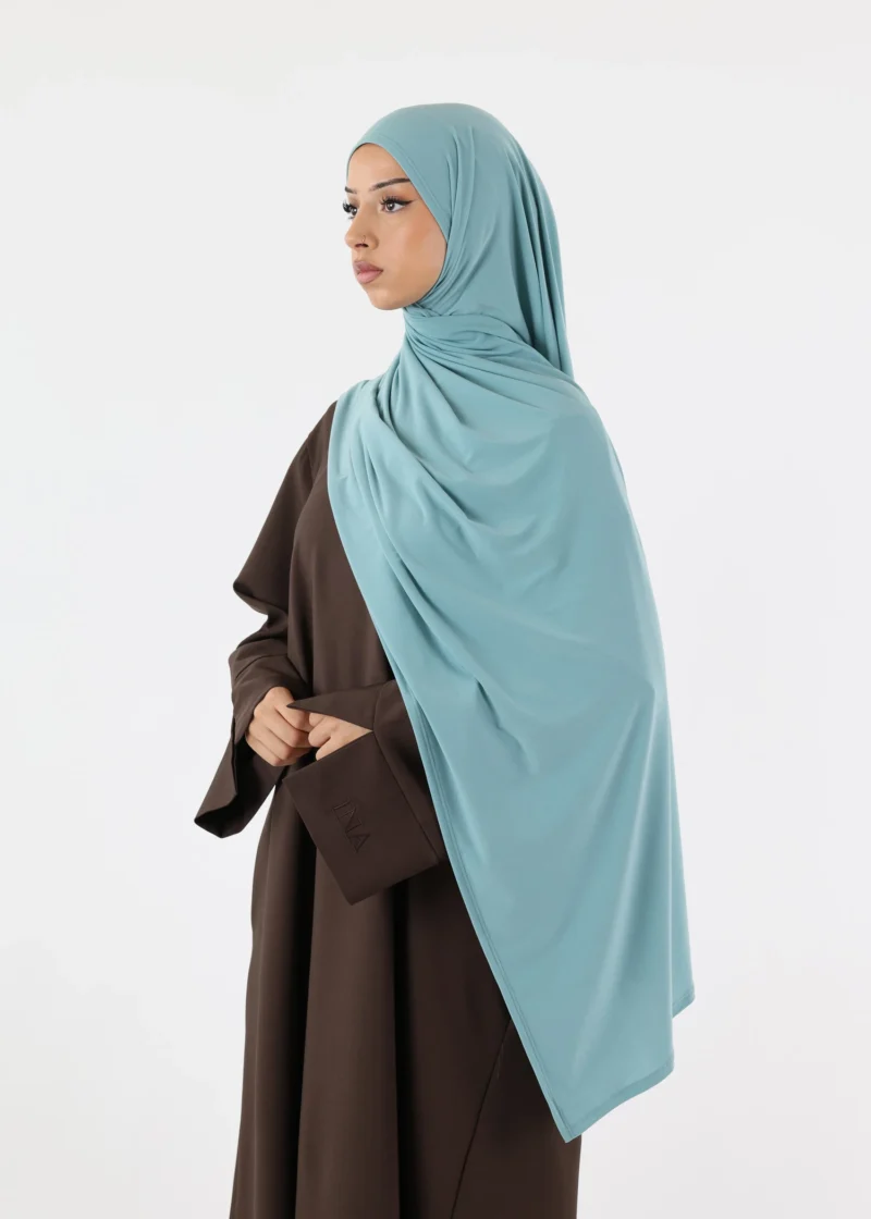 Premium Jersey Hijab Dusty Jade