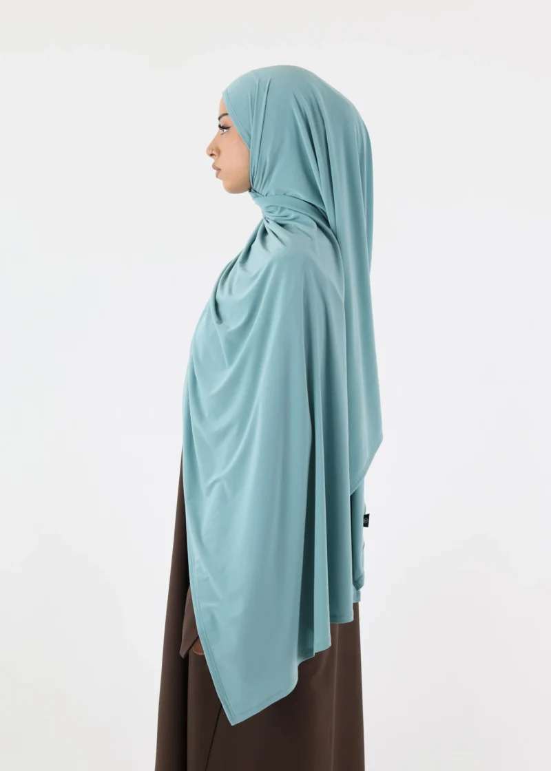 Alternative view of Premium Jersey Hijab Dusty Jade