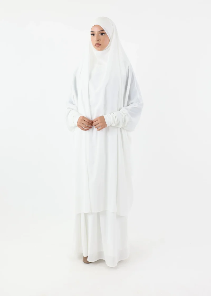 Alternative view of Jilbab Classic Lycra cuffs White