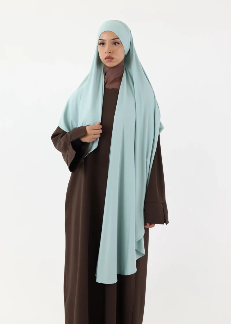 Alternative view of Premium Oval Instant Hijab Light Mint