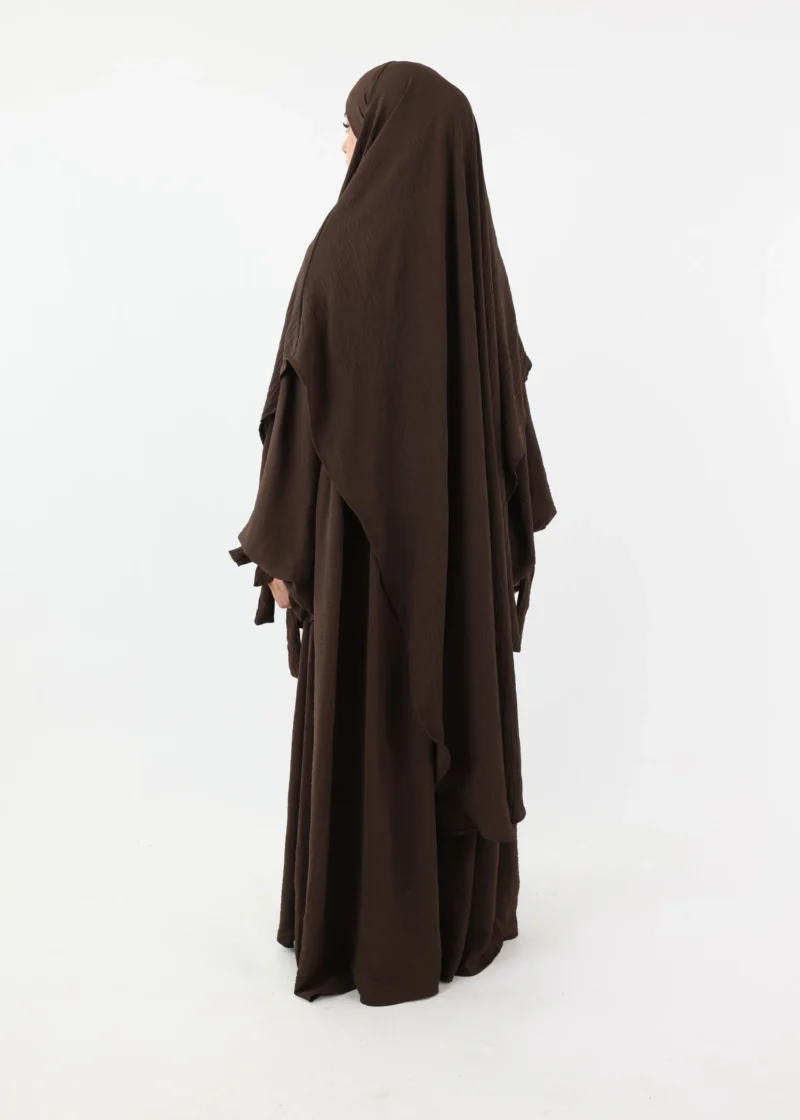 ABAYA and KHIMAR Set Ruqayya - Coffee