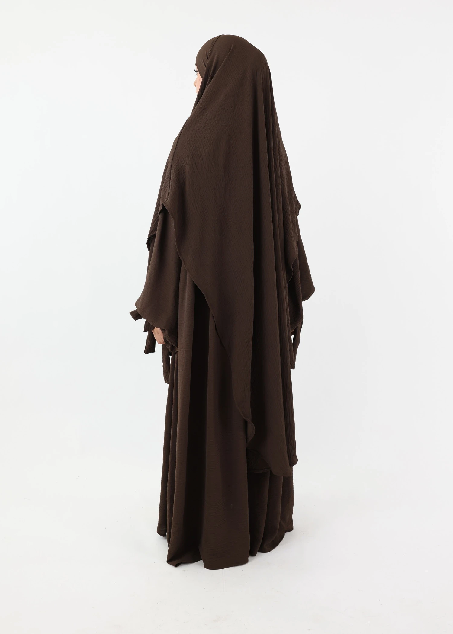 ABAYA and KHIMAR Set Ruqayya - Coffee