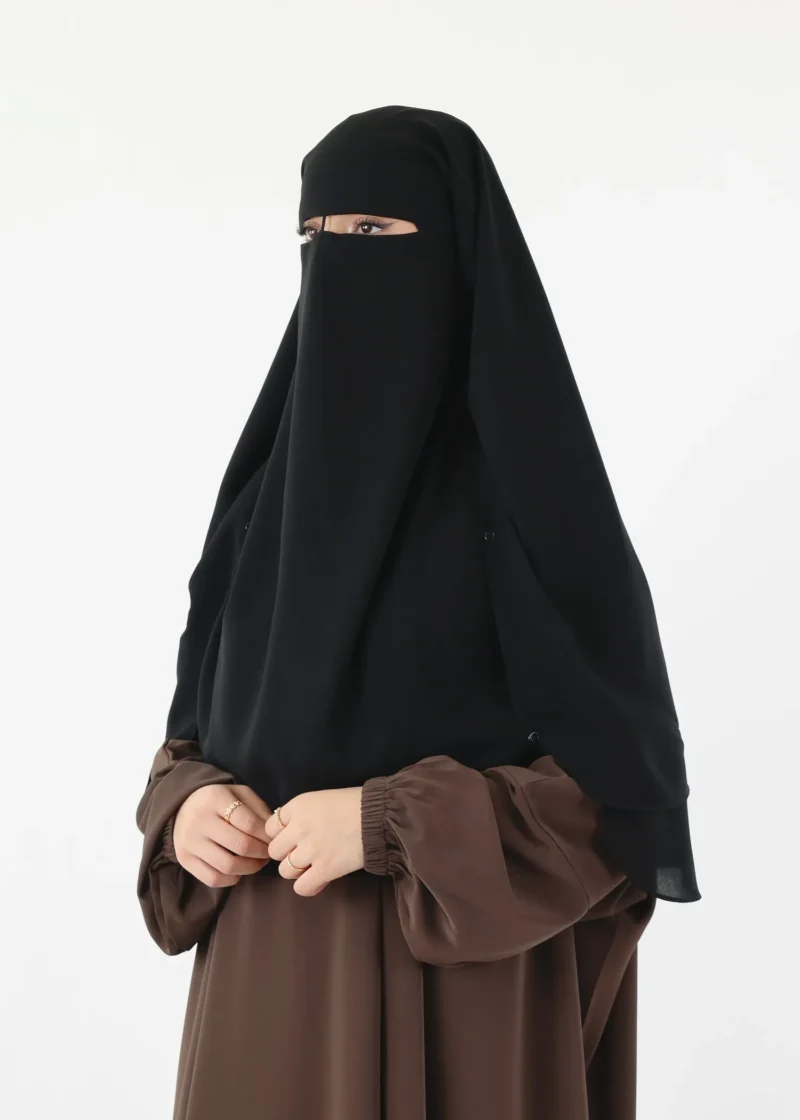 Niqab and Khimar Set Selma 2 Layer Medium