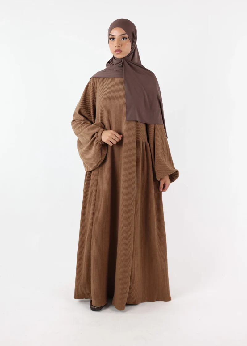 Winter Abaya Naziha - Camel