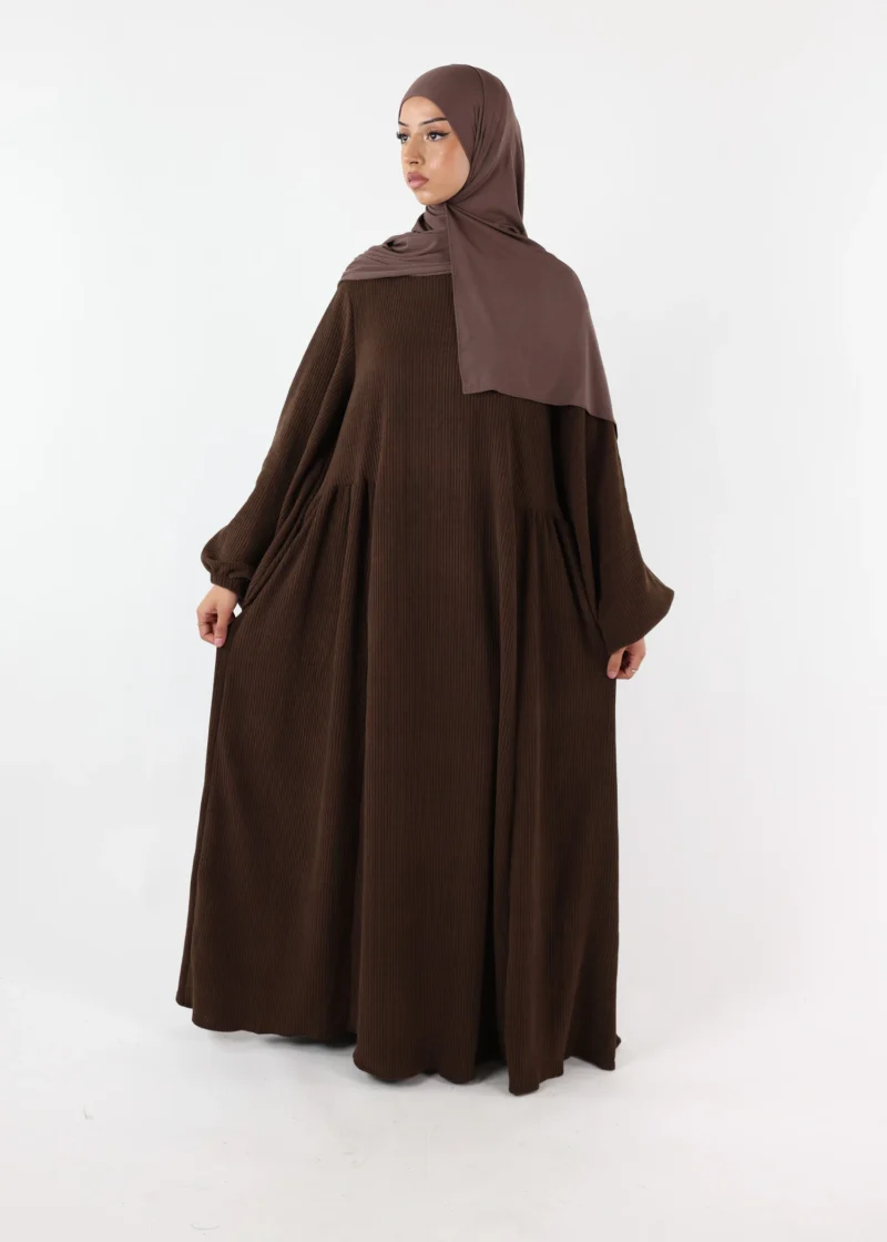 Winter Abaya Naziha Coffee - Image 3