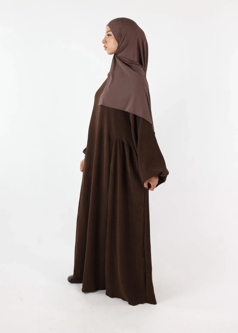 Winter Abaya Naziha Coffee - Image 4