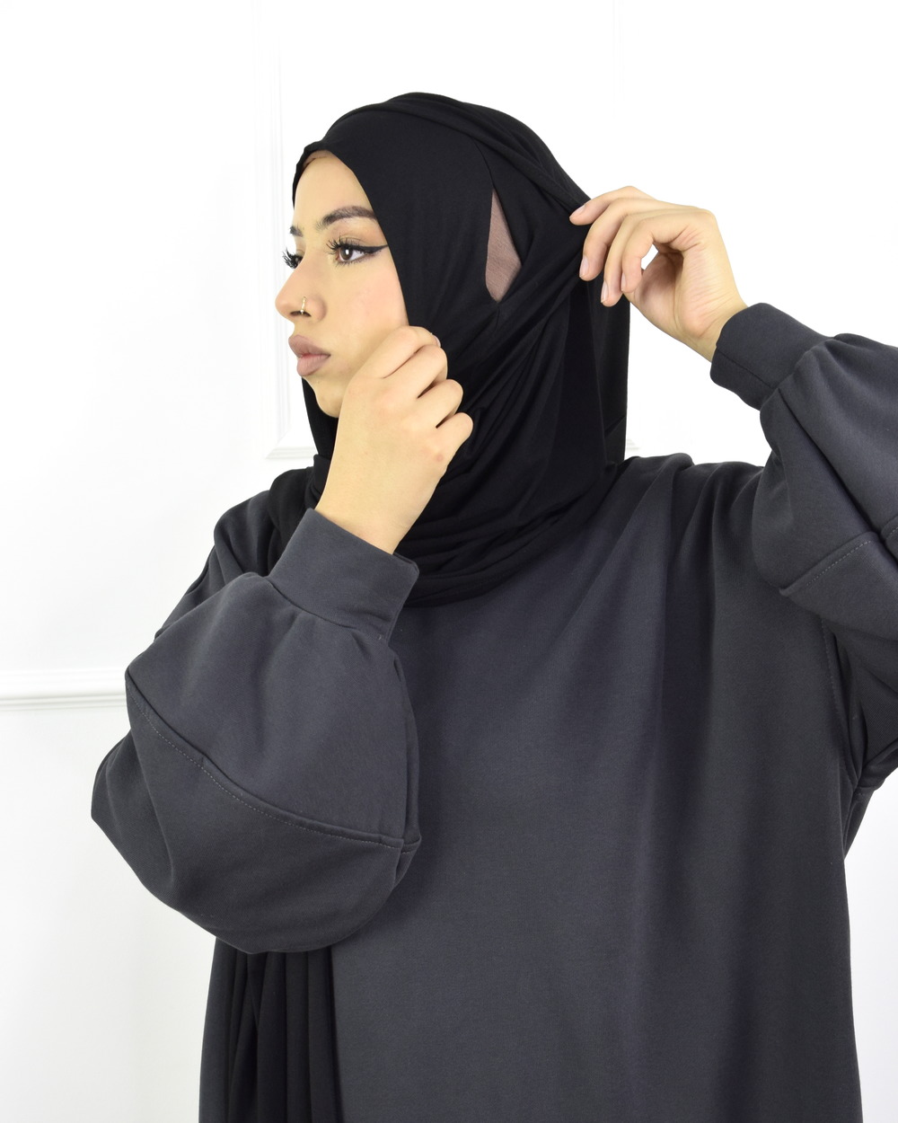 readymade layered hijab