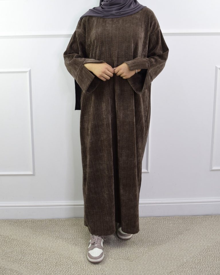Abaya pk Casual Velvet Stitched Abaya ABA22VL PERNIA