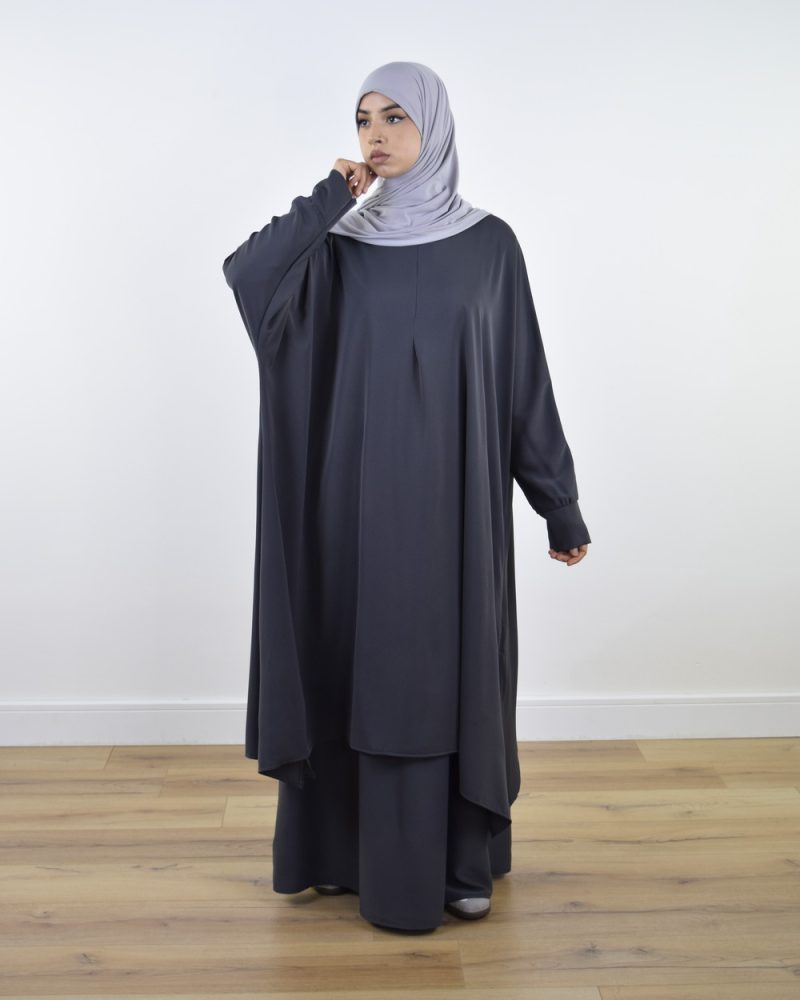 Alternative view of Top and Skirt Set Jinan - Medina - Dark Grey
