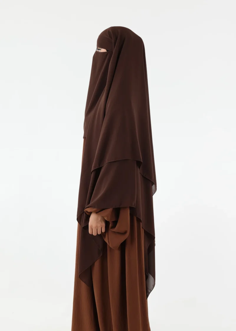 Niqab El Malaki - Coffee - Image 3