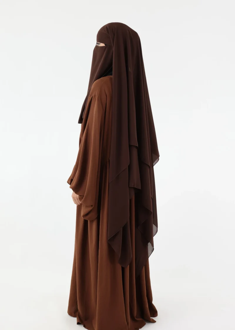Niqab El Malaki - Coffee - Image 4