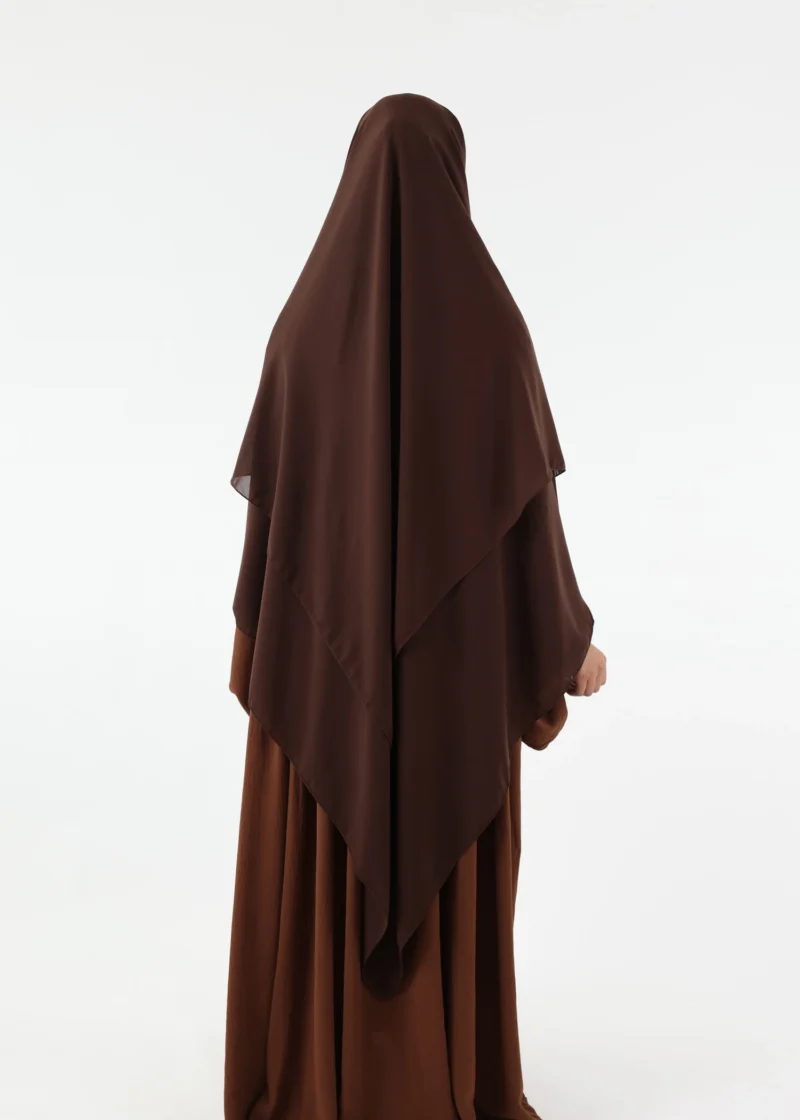 Niqab El Malaki - Coffee - Image 5