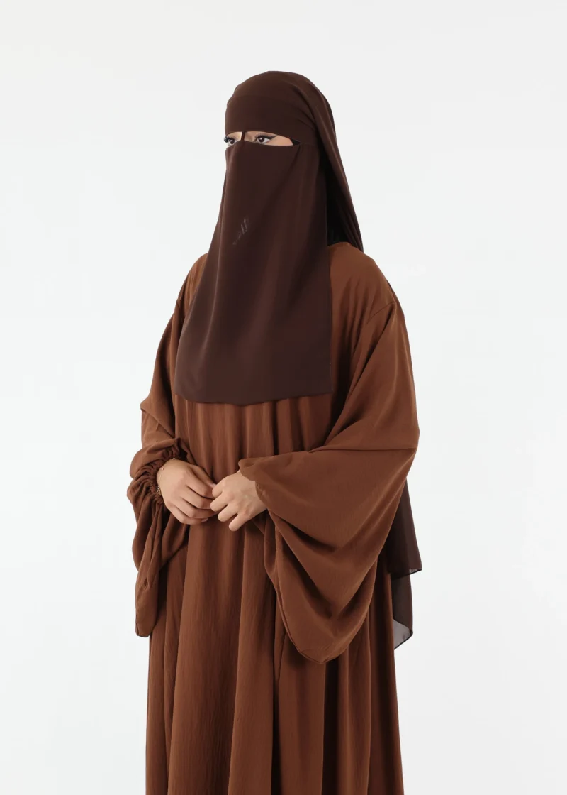 Niqab El Malaki - Coffee - Image 6