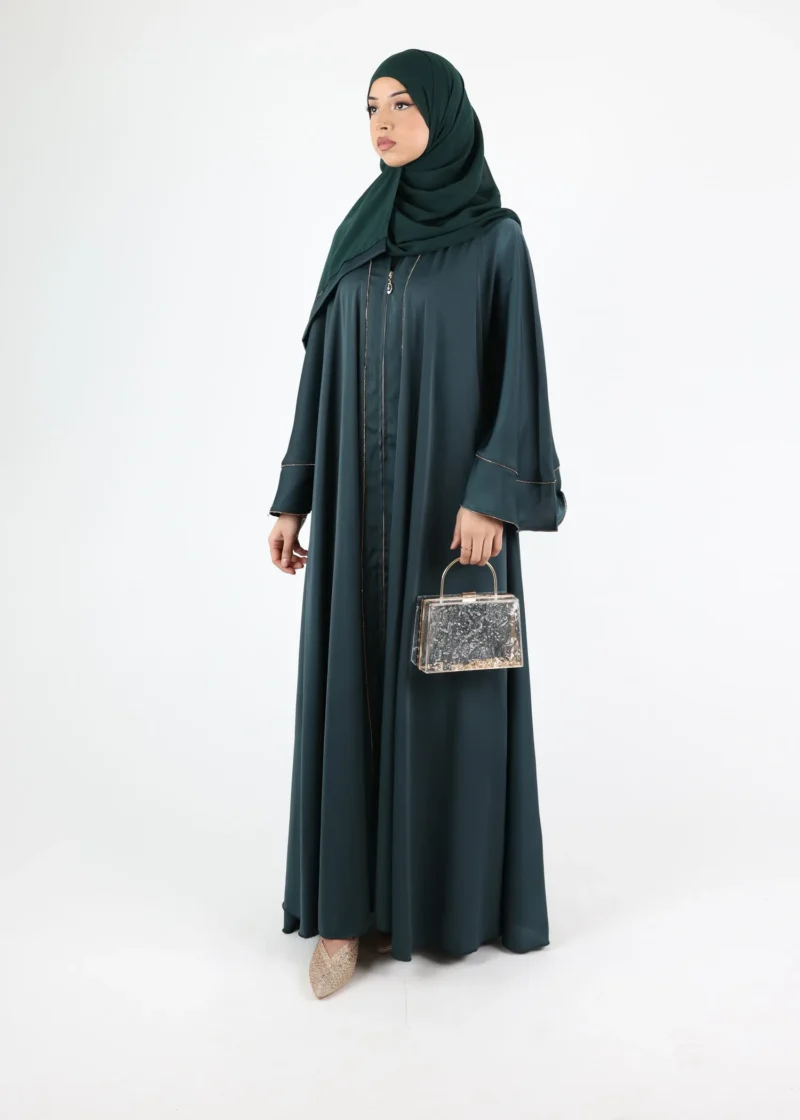 Abaya Arwan- Dark Green