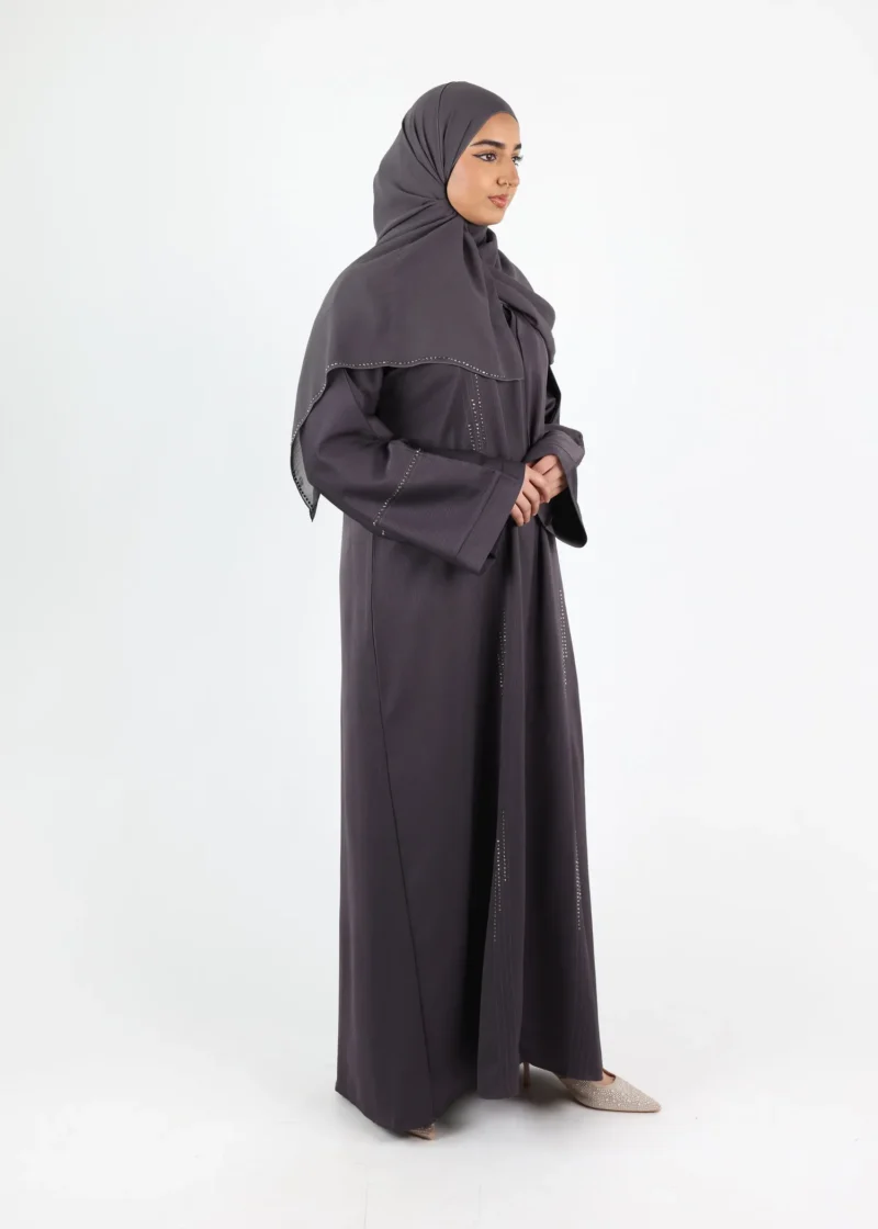 Alternative view of Abaya Samira - Classic Zoom - Dark Grey