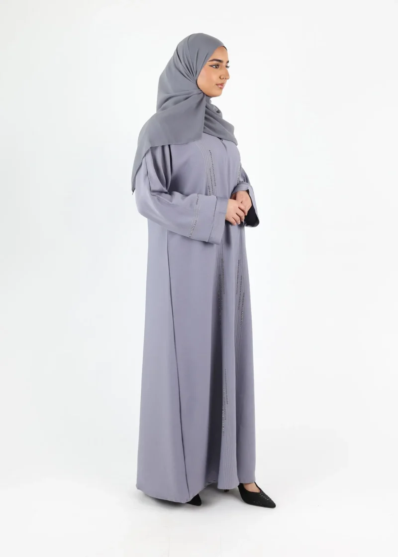 Abaya Samira - Classic Zoom - Grey