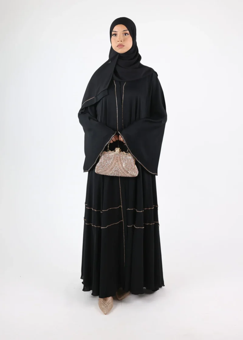 Alternative view of Abaya Houla - Black
